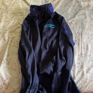 Men’s Under Armour Stephen Curry Zip up w/retractable hood. Size M.